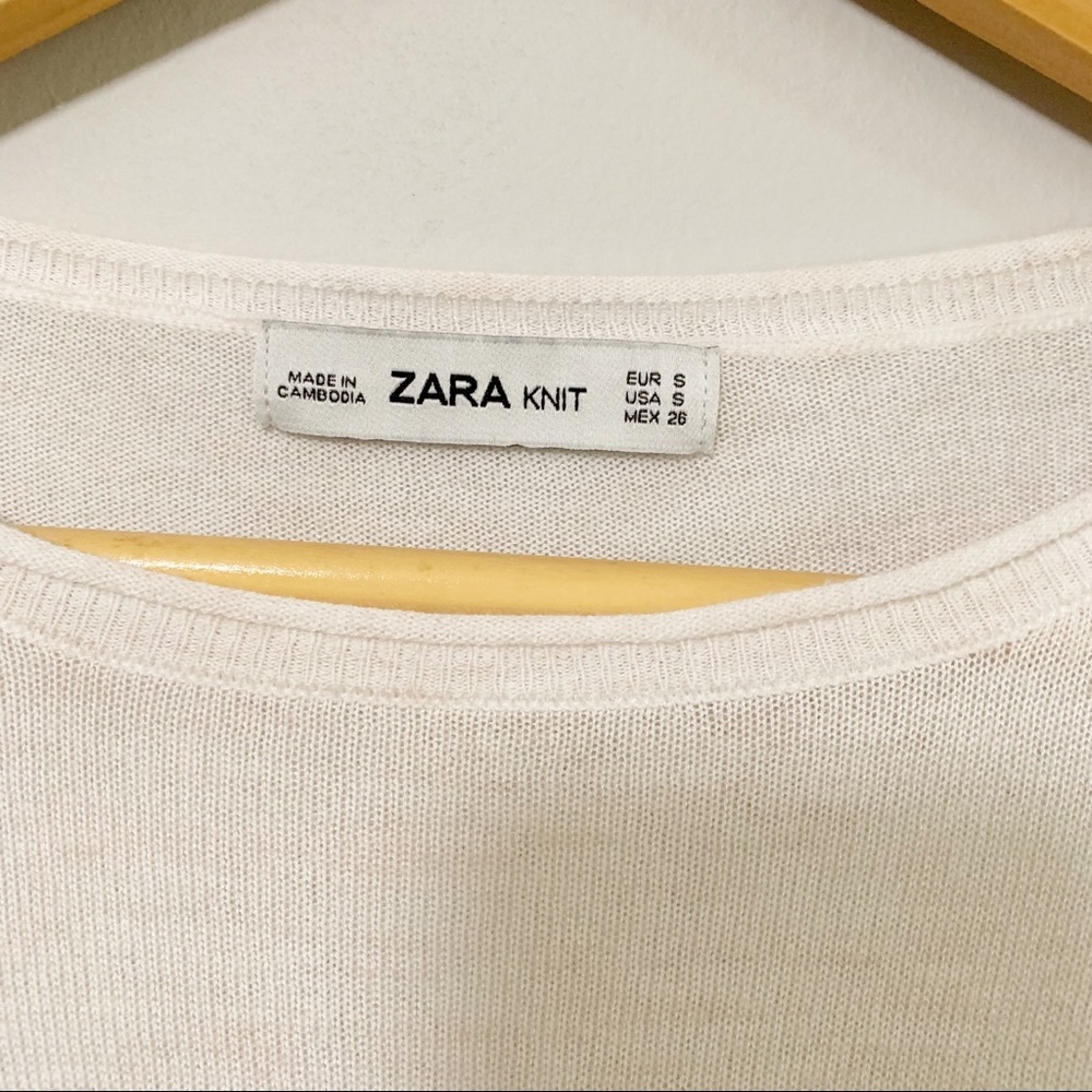 SOLD Zara Ruffled Knit Top - Picture 7 of 8